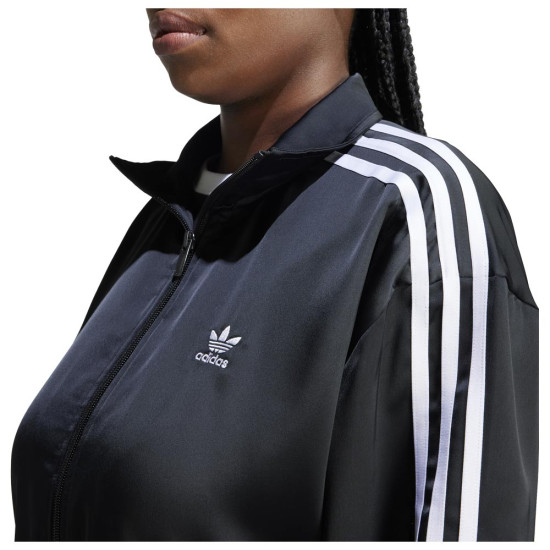Adidas Γυναικεία ζακέτα Loose Satin Track Top